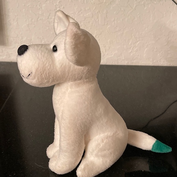 Macy's “Green Dog” Brand Mascot with Tush Tags 7” VINTAGE Plush very rare! - Picture 2 of 10